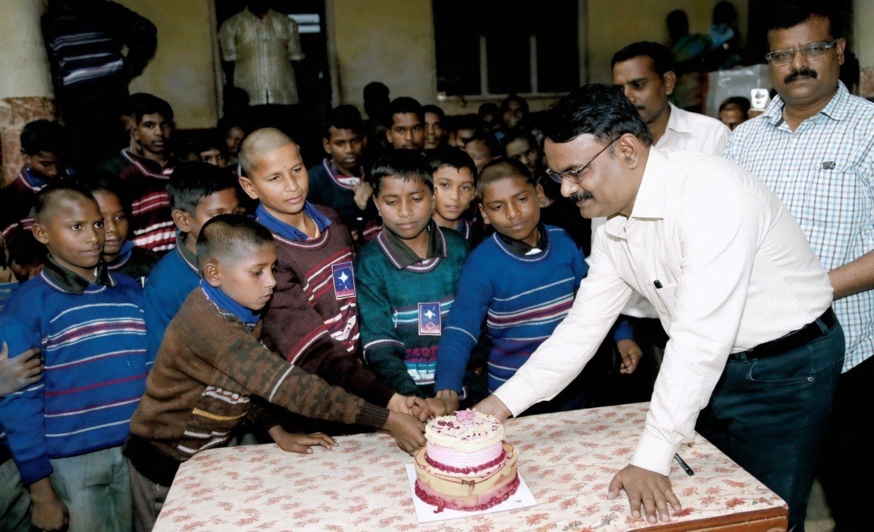 Children learning and playing at the home